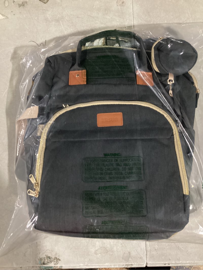 Condition photo showing Good Condition for Diaper Bag Backpack for Mom and Dad, Large Capacity Baby Travel Bag with USB Charging Port, Waterproof Foldable Baby Bag for Boys and Girls, Stylish Maternity Backpack for Travel & Hospital?Black