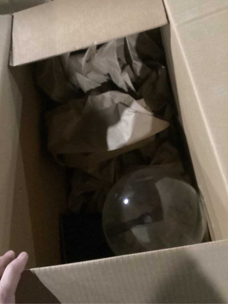 Condition photo showing As Is for Theefun Plasma Ball: 8 Inch Plasma Globe Touch & Sound Sensitive Plasma Ball Lamp Electric Ball Lightning Toys for Kids, Parties, Home, Prop, Decoration, Christmas Gifts