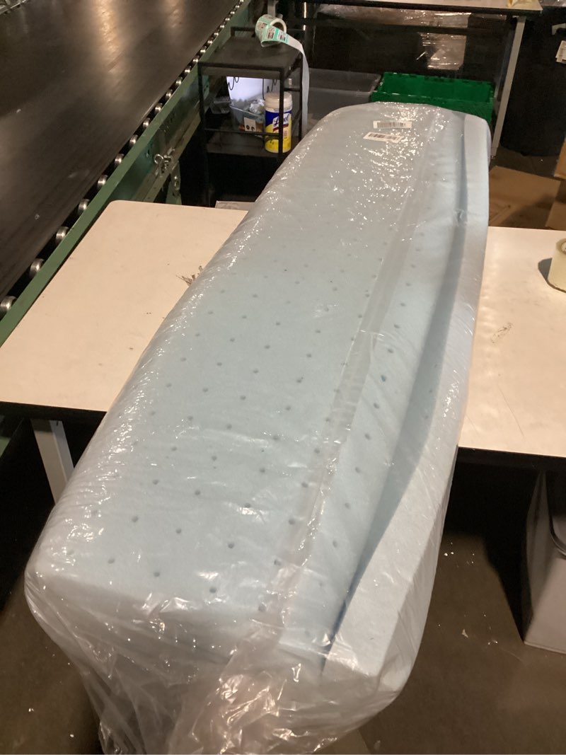 Condition photo showing Good Condition for Best Price Mattress 2-inch Ventilated Gel Memory Foam Topper - Full, Dorm Essentials, Blue Full 2 Inch