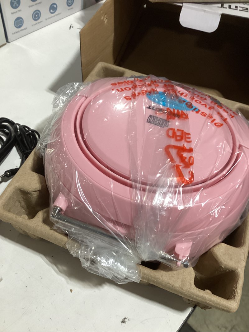 Condition photo showing Good Condition for Portable CD Player Boombox with Bluetooth,FM Radio,USB MP3 Playback,AUX-in,Headphone Jack,CD-R/RW and MP3 CDs Compatible,Small CD Player for Home or Outdoor Pink
