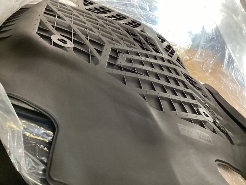 Condition photo showing As Is for michelin vehicle mats for 2017-2026 ford f250/f350/f450/f550 crew cab | fit bucket seat/ with 2nd row under seat storage, all-weather tpe custom fit floor mats and truck liner, 3 pcs, elite 2017-2026 f250/350/450, elite
