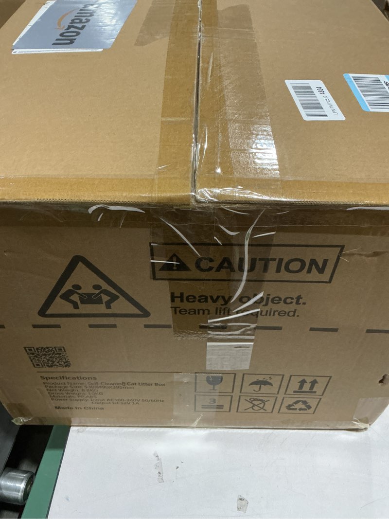 Condition photo showing Good Condition for Automatic Cat Litter Box Self Cleaning - APP Control and Weight Monitoring - Ultra-Quiet, Suitable for Medium Cats and Kittens, Safe Anti-Pinch Litter Box (Assembly Required) - White