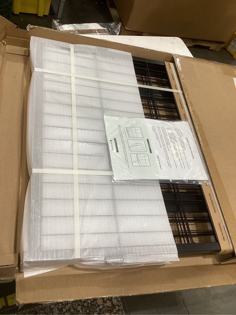 Condition photo showing New/Like New for fxw homeplus unleashed indoor dog playpen - stress-free and safe play, heavy duty 40 inch 6 panels dog pen for medium and large dogs, black?patented black 40"h 6 panels