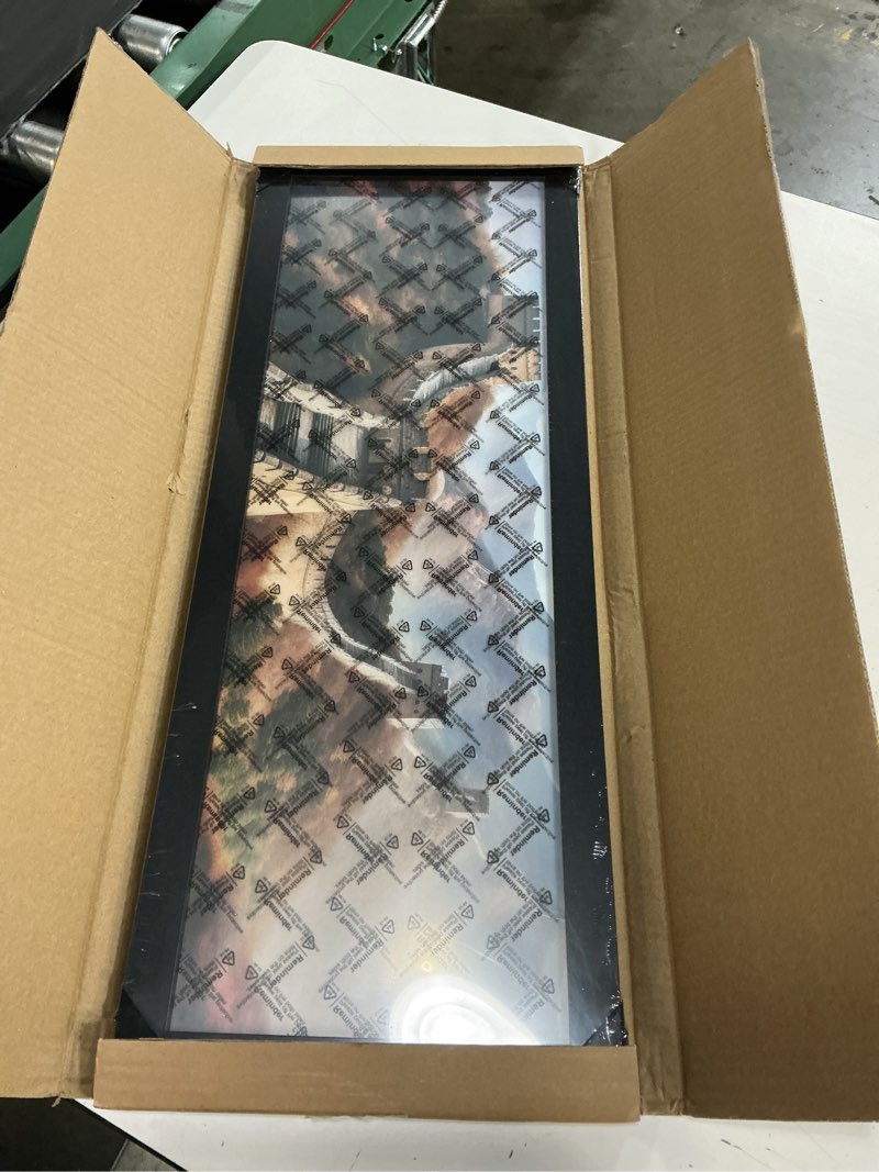 Condition photo showing New/Like New for picrit a2 poster frame, picture frame for wall mounting, black | fits 16.5x23.4 posters, art prints and photos, shatterproof cover, horizontal or vertical wall mount, gallery wall, 1 pack