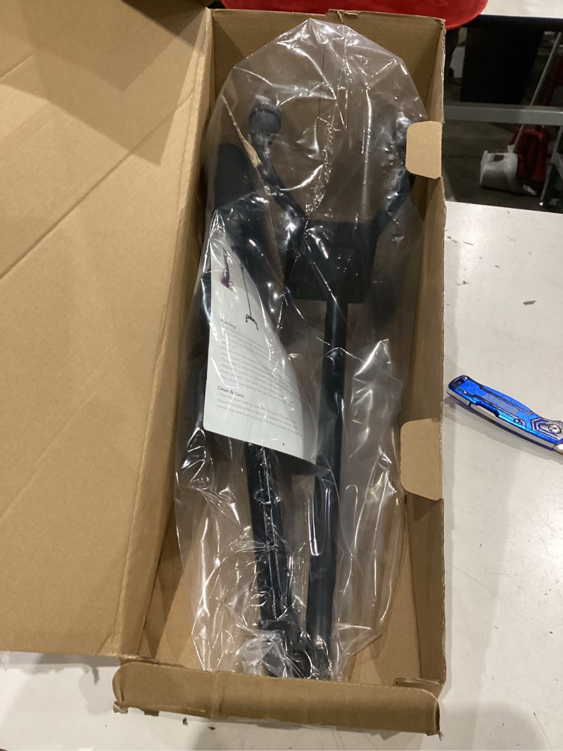 Condition photo showing Good Condition for kingpavonini canes for women/men with second handle, foldable & adjustable walking cane with 4-pronged base, quad cane for stability, standing, balance, leg surgery recovery black