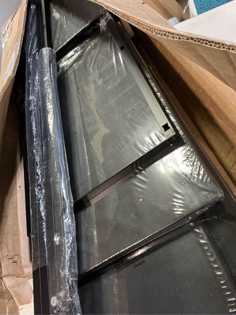 Condition photo showing As Is for Modern 9 Drawer Fabric Dresser, Chest of Drawer Organizer Storage Cabinet for Bedroom Clothes Closet, Entryway,Black