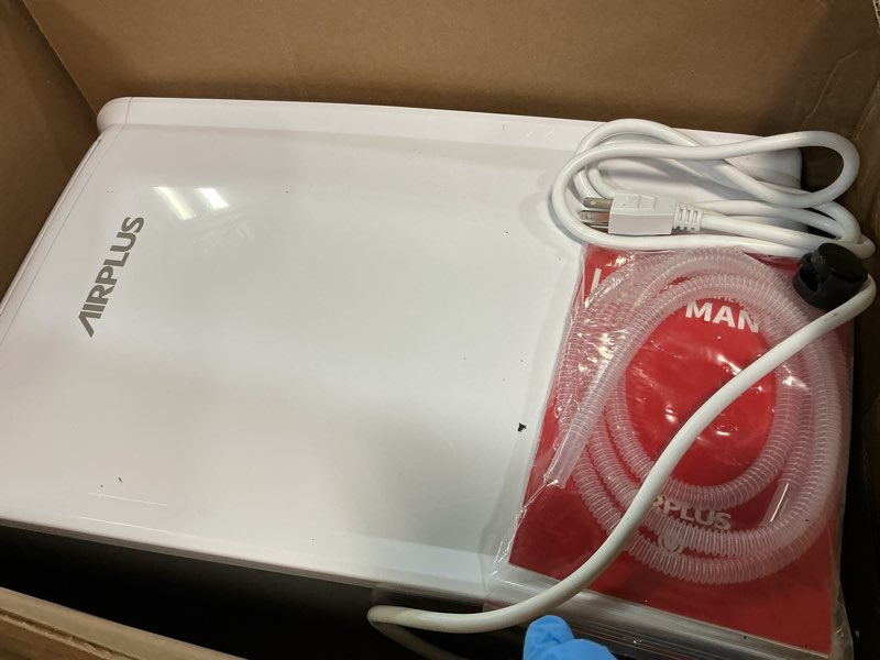 Condition photo showing Good Condition for AIRPLUS 4,500 Sq.Ft 70 Pint Dehumidifier for Basements and Home-with Drain Hose,Efficient,Energy-with Dual Protection and 4 Smart Modes,24H Timer,Defrost,for Large room 70 Pints