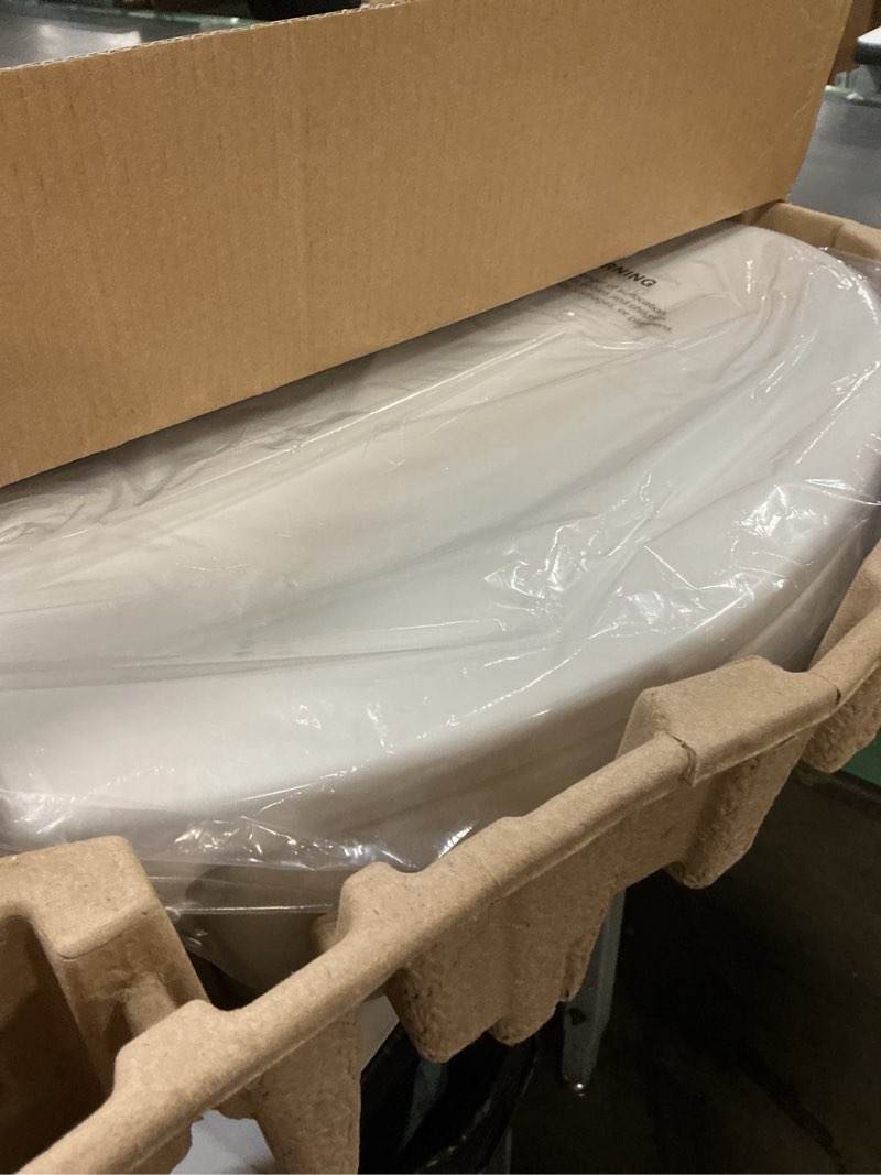 Condition photo showing New/Like New for raised toilet seat elongated 18.5'' for seniors – soft close, quick release & connect, sturdy pp material, won’t loosen, ideal for elderly & limited mobility, white raised seat only & essential