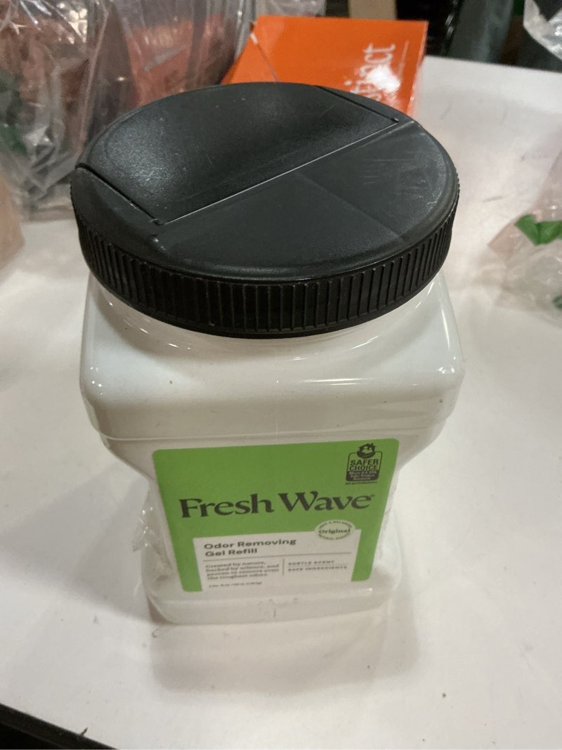 Condition photo showing New/Like New for Fresh Wave Odor Removing Gel Refill, 63 oz., Pack of 1 - Safer Odor Absorbers for Home, Natural Plant-Based Odor Eliminator, Every 15 oz. lasts 30-60 Days, For Cooking, Trash & Pets Original 63 fl oz (Pack of 1)