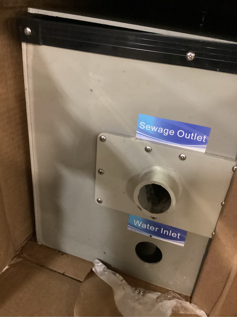 Condition photo showing As Is for rotary drum filter-3000gph canister filter ac110-240v rdf fully automatic water self-cleaning filtration for koi pond,fish pond,aquarium,fish farm,seedling cultivation base,aquaculture,hydroponics