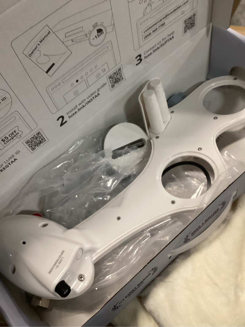 Condition photo showing Good Condition for LUXE Bidet NEO 185 - Dual Nozzle, Self-Cleaning, Non-Electric Bidet Attachment for Toilet Seat, Adjustable Water Pressure, Rear & Feminine Wash (White)