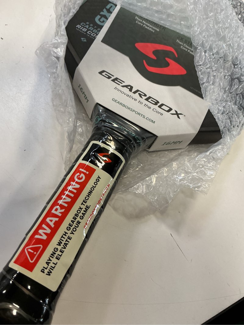 Condition photo showing Good Condition for Gearbox GX2 Pickleball Paddle - Carbon Fiber Face, SST 2.0 Power Core, High Spin & Control for an Exceptional All Around Paddle IntegraXL
