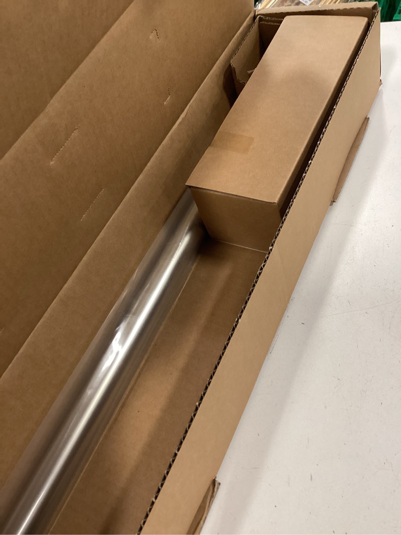 Ivilon Drapery Window Curtain Rod - Knob Design, 1 Inch Rod, 48 to 86 Inch. Satin Nickel