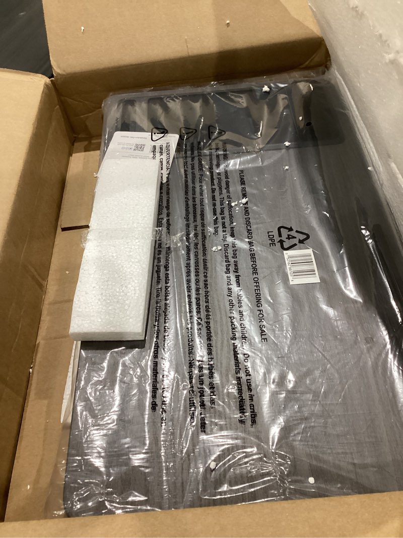 Condition photo showing Good Condition for lapgear extra large adjustable lap desk – fits laptops up to 17.3”, adjustable cushion, memory foam wrist rest, mouse pad, device ledge, & phone slot – gray woodgrain - style no. 88105 gray woodgrain extra large