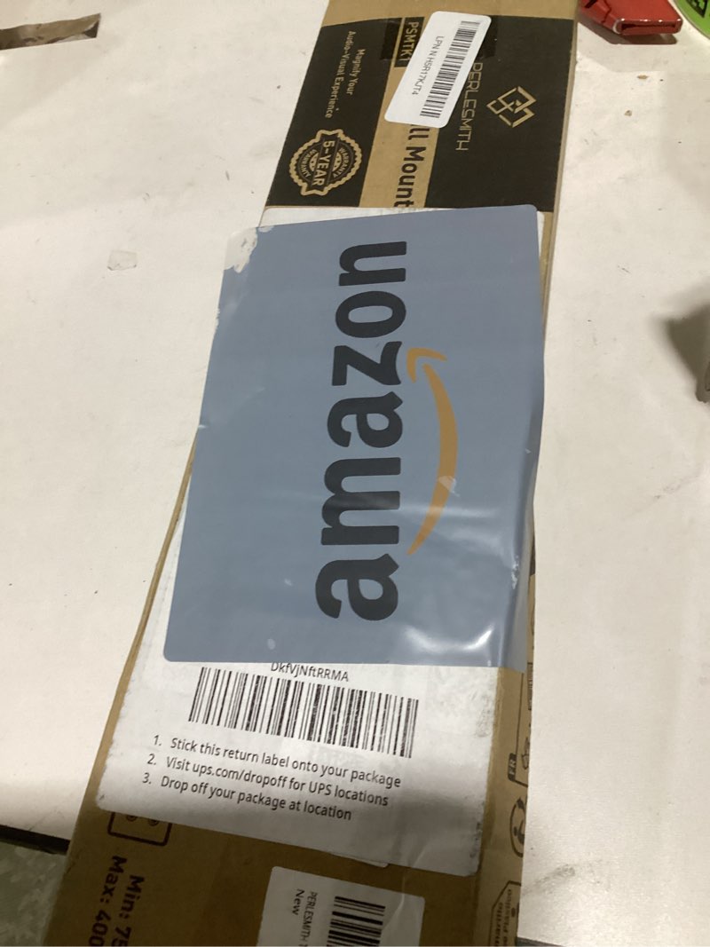 PERLESMITH Tilting TV Wall Mount Bracket Low Profile for Most 23-60 inch LED LCD OLED, Plasma Flat S