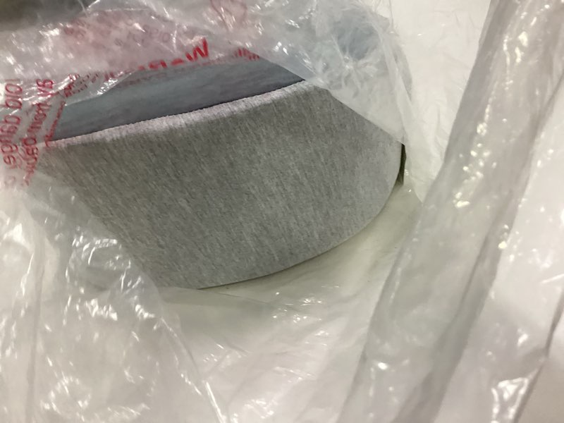 Condition photo showing As Is for Rootling Baby Feeding Pillow, Anti Overflow Feeding Pillow for Reducing Spit-Up, Safety Nursing Pillow, Baby Lounger Reflux Wedge Breastfeeding, Removable top and Bottom (Gray, Small) Gray Small