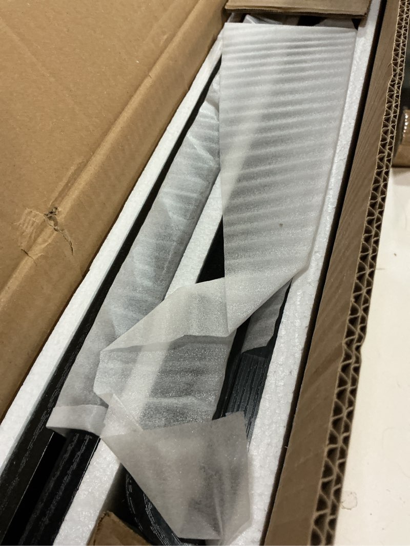 Condition photo showing Good Condition for Lab Cosi Nightstand,Night Stand with Drawer Storage,18.9" W Modern Bedside Table,Fluted Night Tables with Handle,Bedside End Table for Bedroom Living Room Sofa Office WC0005CMK 18.9"W × 15.7"D × 23.6"H