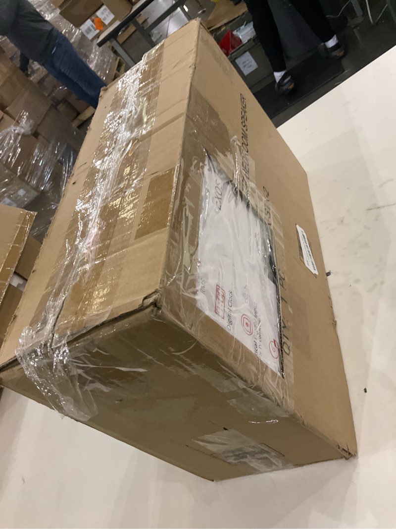 Condition photo showing As Is for AIWA Exos Home Speaker, Premium 30W RMS Sound System with CD Player, Bluetooth Connectivity, FM Radio, Optical Digital Input, Dual 1” Tweeters + Dual 2” Bass Units, IR Remote Control Black