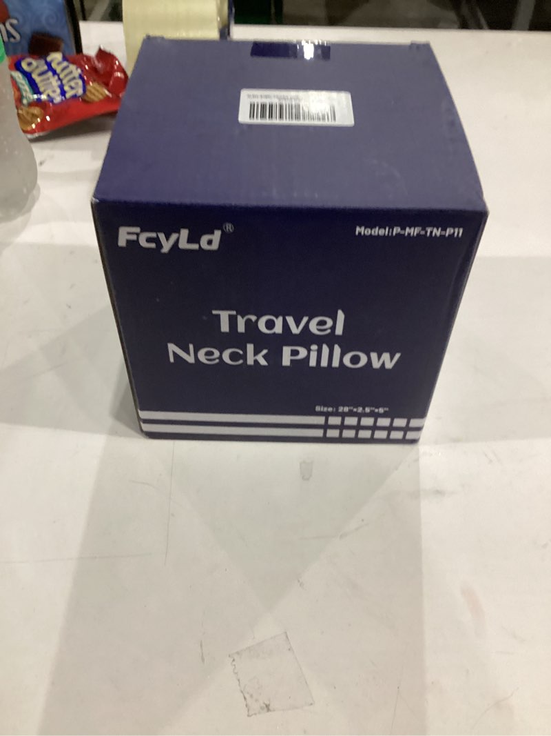 Condition photo showing New/Like New for Travel Neck Pillow Airplane, Memory Foam Travel Pillow, Traveling pillows for Adults, Neck Support Ergonomic Design for Sleeping Flight Car Office, Portable, with Eye Mask & Earplugs, Charcoal Grey Charcoal Grey Luxury Sets(With Eye Mask&earplugs)