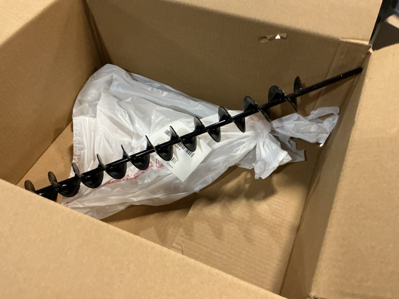 Condition photo showing Good Condition for All-Carb 24” Wide and Long Garden Auger Drill Bit