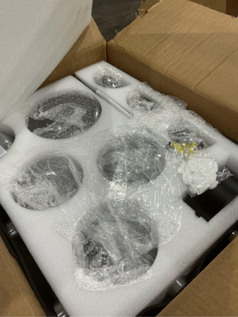 Condition photo showing Good Condition for chandeliers for high ceilings duplex building large chandelier living room villa modern minimalist staircase chandelier (one belt)