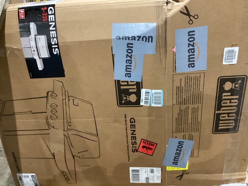 Condition photo showing As Is for Weber Genesis S-335 Liquid Propane Gas Grill, Stainless Steel Liquid Propane Stainless Steel