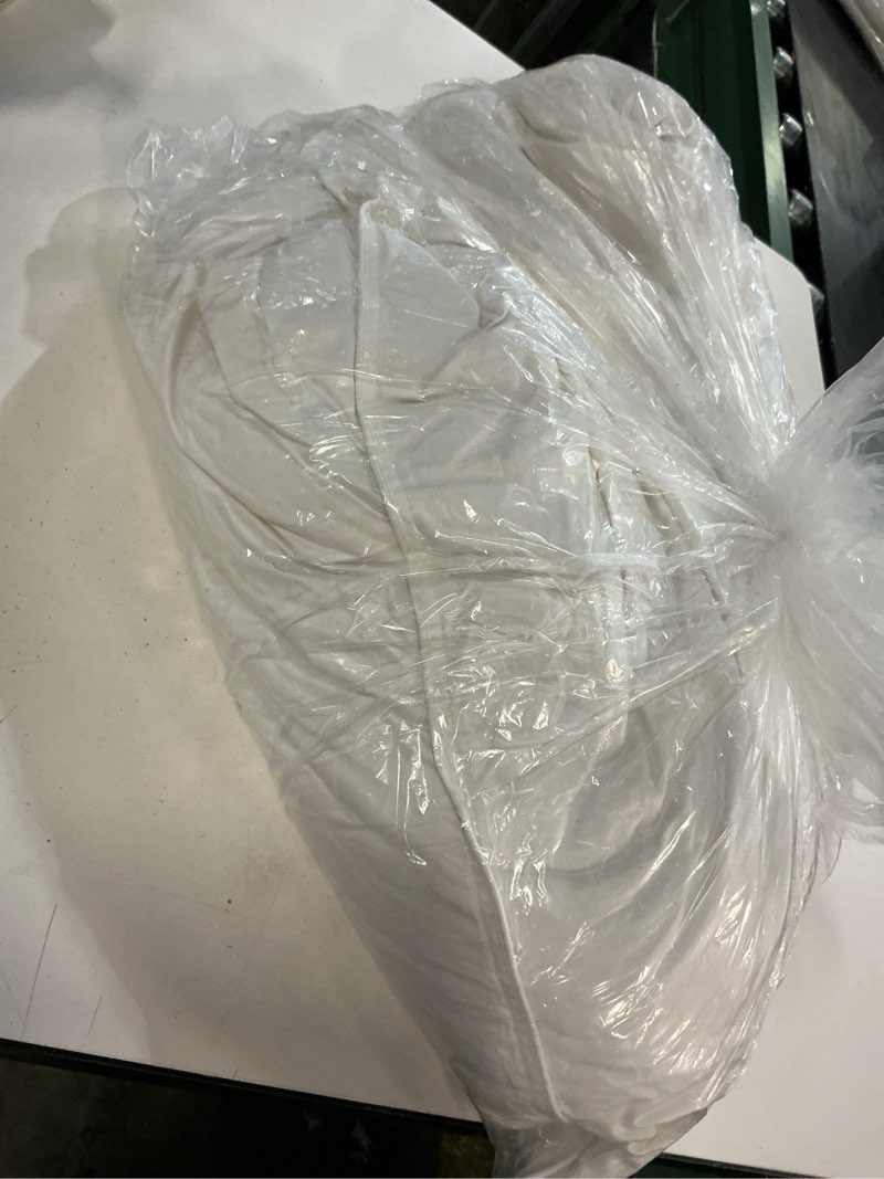 Condition photo showing As Is for luxe goose down pillow, standard, medium/firm
