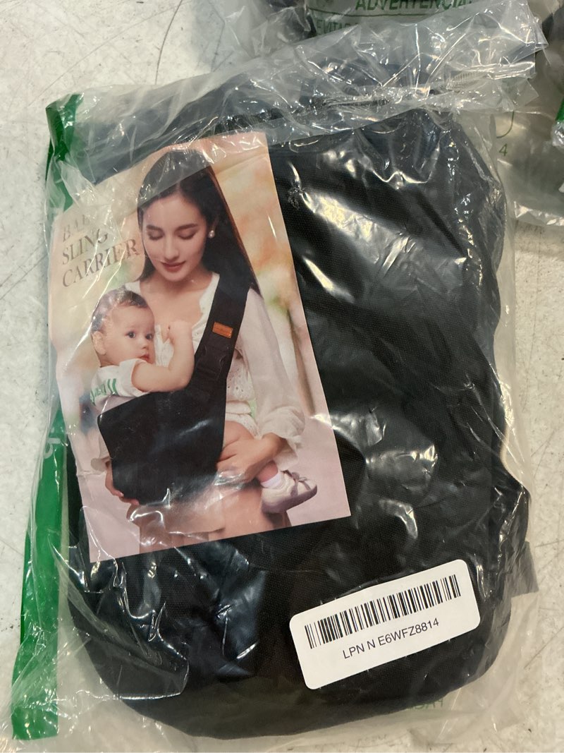 Condition photo showing Good Condition for baby sling carrier newborn to toddler, toddler carrier,adjustable baby sling carrier non-slip hip seat carrier carrying 10-30 lbs(black) black classic