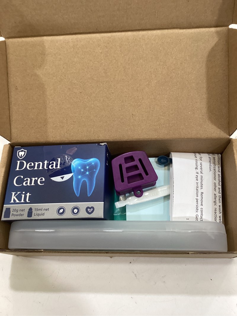Condition photo showing Good Condition for zinc oxide eugenol dental cement tooth repair kit for broken teeth, temporary filling for crowns, tooth filler, cavity filler for teeth