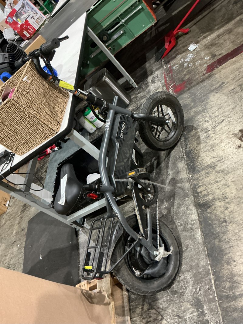Condition photo showing As Is for jetson electric bike
