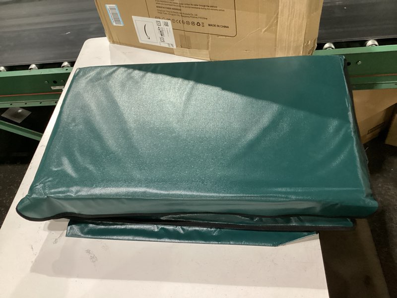 Condition photo showing Good Condition for outdoor heated cat house in winter,extremely insulated & weatherproof,elevated feral cat shelter with waterproof eaves & escape door for outside stray barn cat (dark green, xl) 29.1"l x 16.9"w x 20.5"h dark green