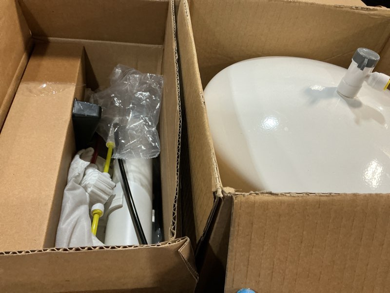 Condition photo showing As Is for ispring rcc7ak, nsf certified, 75 gpd, alkaline 6-stage reverse osmosis system, ph+ remineralization ro water filter system under sink, patented top-mounted faucet design for easy installation