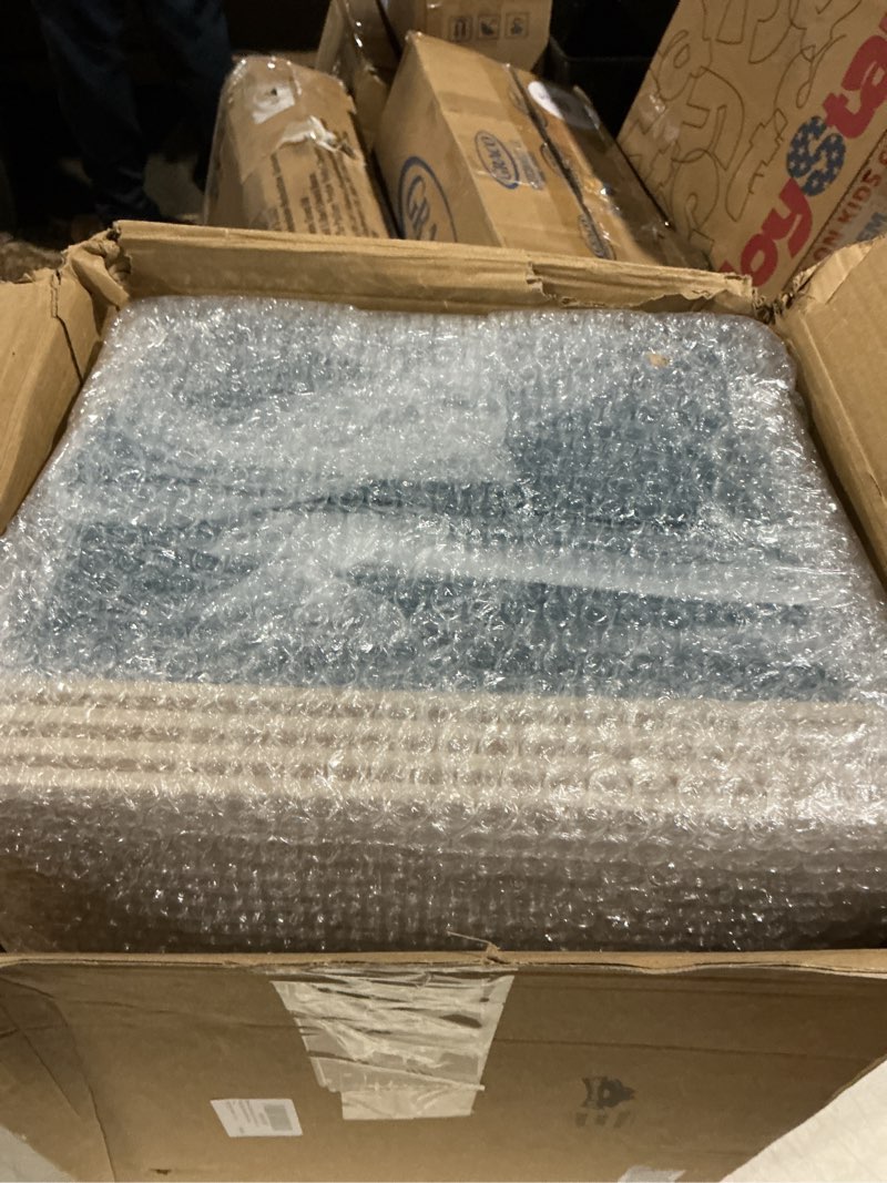 Condition photo showing Good Condition for 4 Pcs Storage Bins with Lids Plastic Containers Stackable Storage Box Baskets for Organizing Shelves(Blue,Large) Blue Large