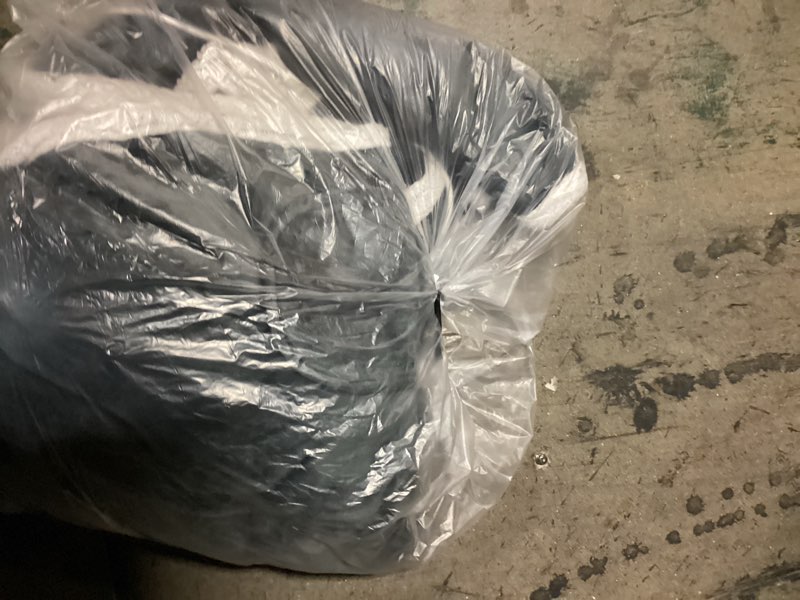 Condition photo showing As Is for heated blanket