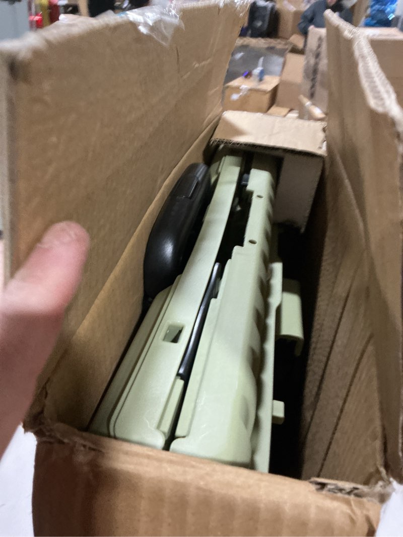 Condition photo showing Good Condition for Heavy Duty Rolling Cart for Stairs?Collapsible Utility Crate with Wheels & Handle Foldable Tote Box for Toolbox Trade Show Supplies Teachers TODAYGO Mobile Storage Cart with Lid Green Large