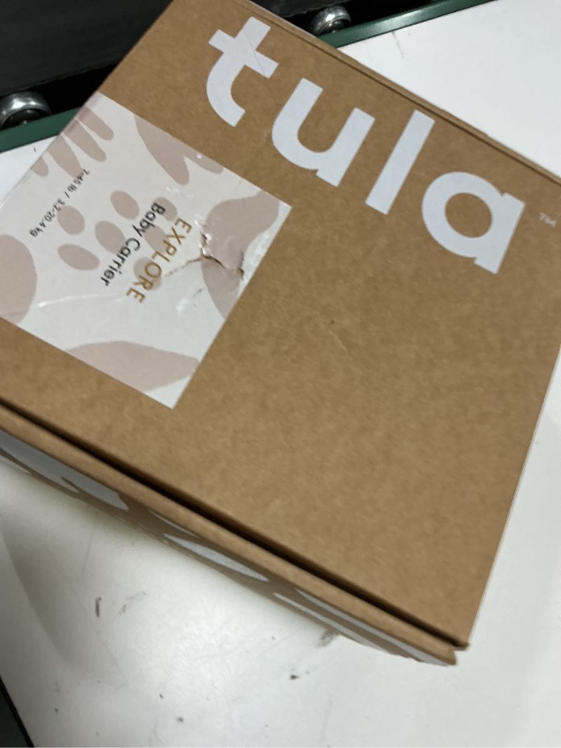 Condition photo showing New/Like New for baby tula explore carriers - breathable baby carrier newborn to toddler - adjustable toddler carrier - multiple ergonomic positions front and back - ergonomic fit for 7-45 lb - linen, spruce