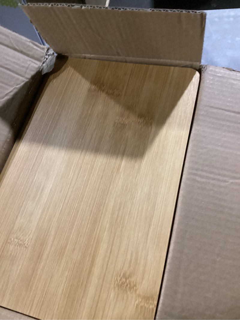 Condition photo showing Good Condition for 2 Pack Trash Bag Holder with Bamboo Lid, Stackable Trashbag Dispenser, Extra Large Garbage Bag Holder for Kitchen Laundry Room Under Sink Organization and Storage