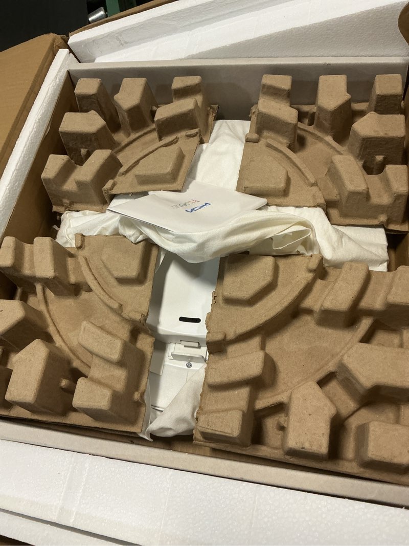 Condition photo showing New/Like New for philips hue datura smart ceiling panel (small round 2.49in x 15.12in) white & color light, bluetooth compatible, voice control with alexa, apple home & google assistant 2.49in x 15.12in small round