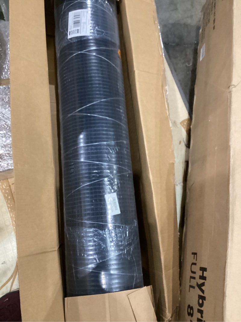 Condition photo showing Good Condition for land guard 48 inch×100 ft black vinyl coated hardware cloth, 19 gauge 1/2 inch black pvc hardware cloth, black welded wire fence supports poultry netting cage fence………… 1/2 inch 48inch×100ft black
