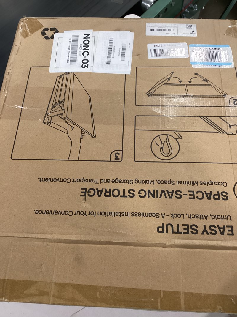 Condition photo showing Good Condition for Dog Ramp for Car 63" Long & 17" Wide Portable Dog Ramps for Large Dogs with Non-Slip Rug Surface Dog Car Ramp for SUV Car & Truck, Folding Dog Ramp Up to 250LBS 63" L x 17.2" W with Dog Pattern Upgraded