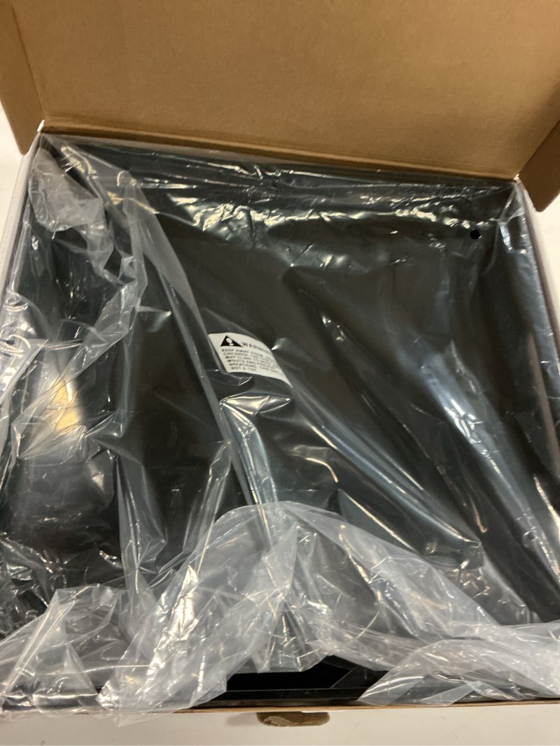Condition photo showing Good Condition for Glossy Black Acrylic Serving Tray - 14x14Inch, Multipurpose, Sturdy, Modern Style, Spill Proof, Countertop Organizer, Vanity Table Tray 14" x 14" x 2" Glossy Black