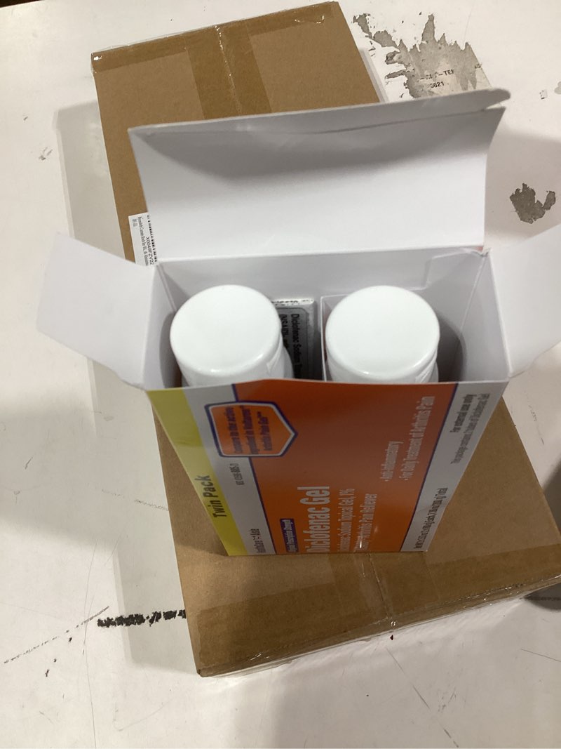 HealthCareAisle Diclofenac Gel Twin Pack Diclofenac Sodium Topical Gel (NSAID) Arthritis Pain Reliever 1% 200 grams (2 x 100g)