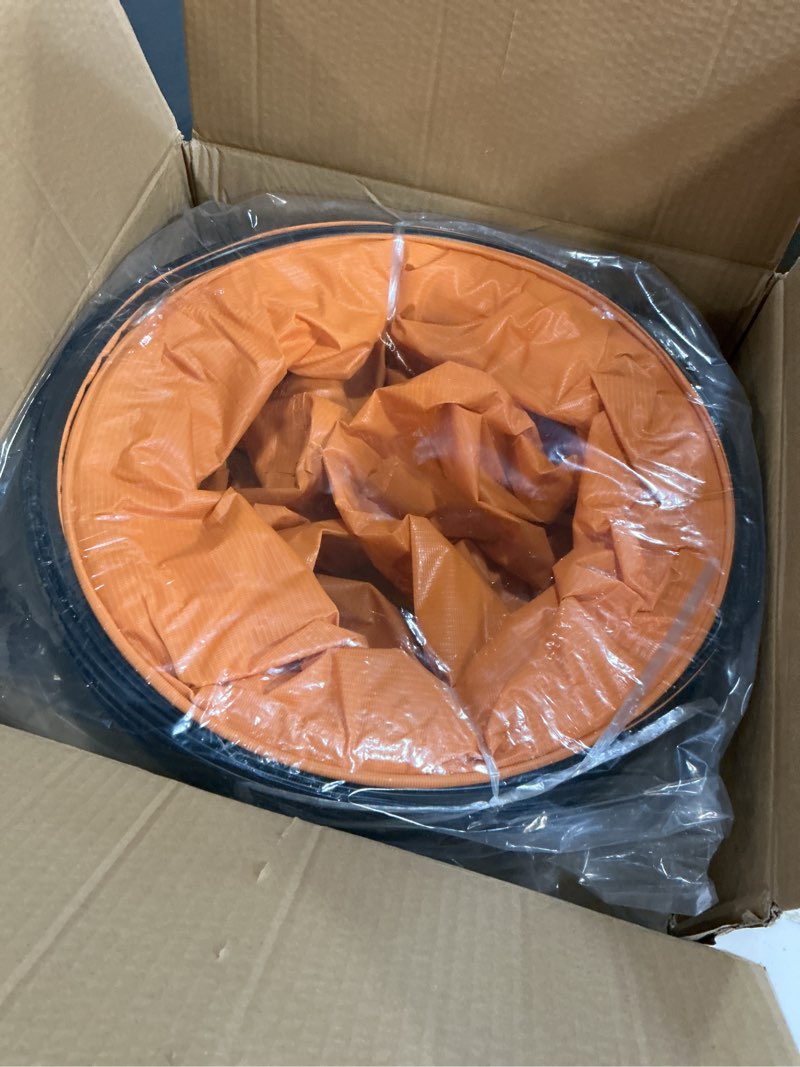 Condition photo showing Good Condition for 16"×16.4FT PVC Flexible Duct Hose, Flame Retardant HVAC Ducting with Adjustable Rope, D Hook & Steel Support for Ventilation, Exhaust, Drying, and Cooling Applications 16in x 16.4ft