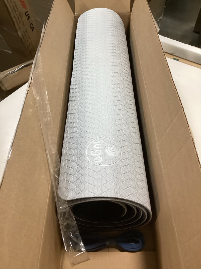 Condition photo showing Good Condition for IUGA Yoga Mat Thick Non Slip Anti-tear Pilates Mat Eco Friendly Hot Yoga Mats for Workout & Exercise(72"x 24"x 6mm) Gray