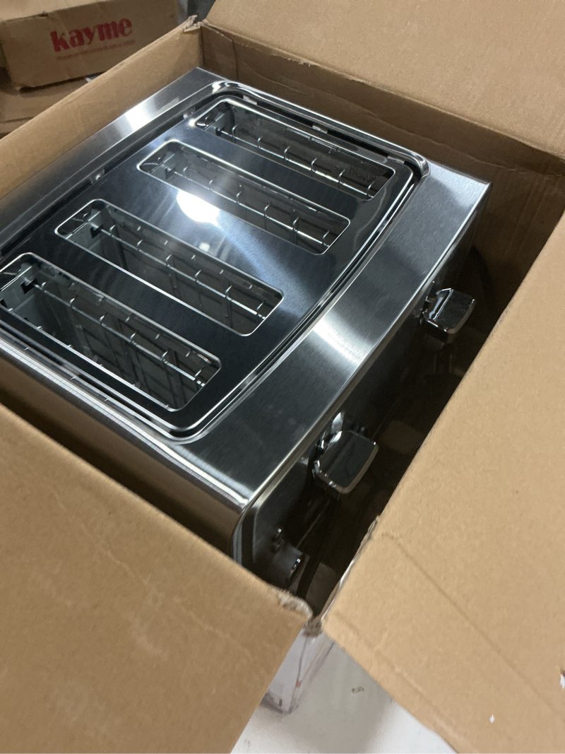 Condition photo showing Good Condition for black+decker 4-slice toaster, stainless steel, tr4900ssd