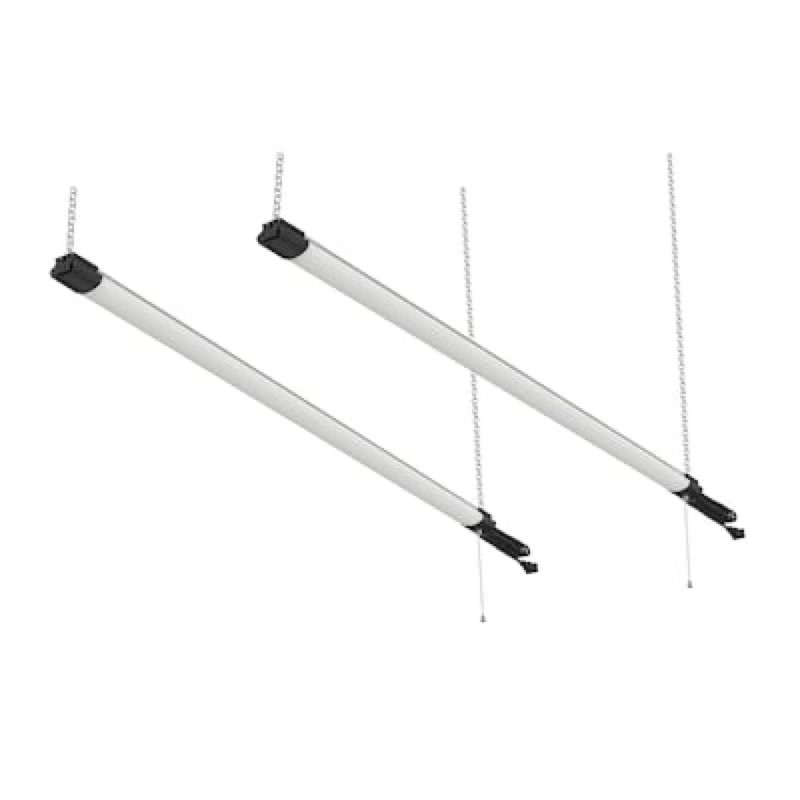 utilitech 4-ft 4000 lumens white cool white led linear garage shop light 2 -pack