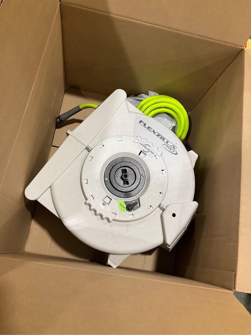 Condition photo showing Good Condition for Flexzilla Pro Retractable Water Hose Reel, 1/2" x 70' - L8340FZ