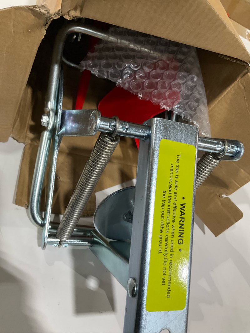 Condition photo showing As Is for Mole Trap Scissor 2 Pack, Upgraded Mole Traps for Lawns That Kill Best, Galvanized Steel Mole Killer, Easy Step Setup 2 PACK Jawed Scissor