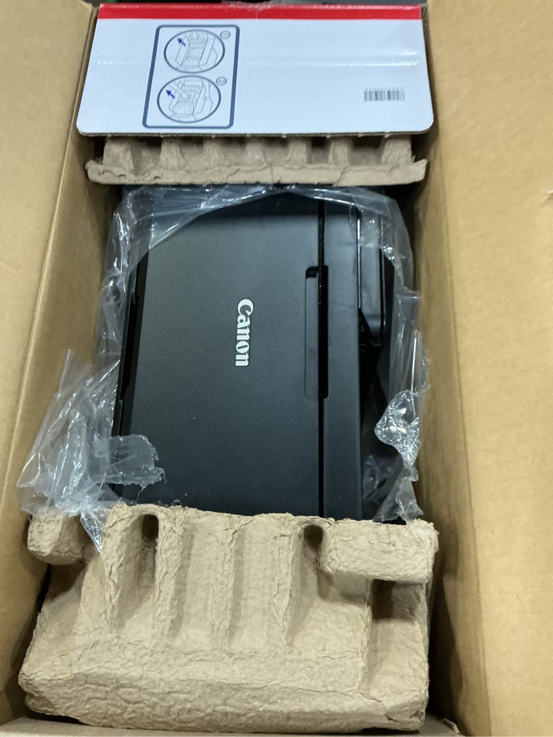 Condition photo showing As Is for canon pixma tr4722 all-in-one wireless inkjet printer with adf, mobile print and fax