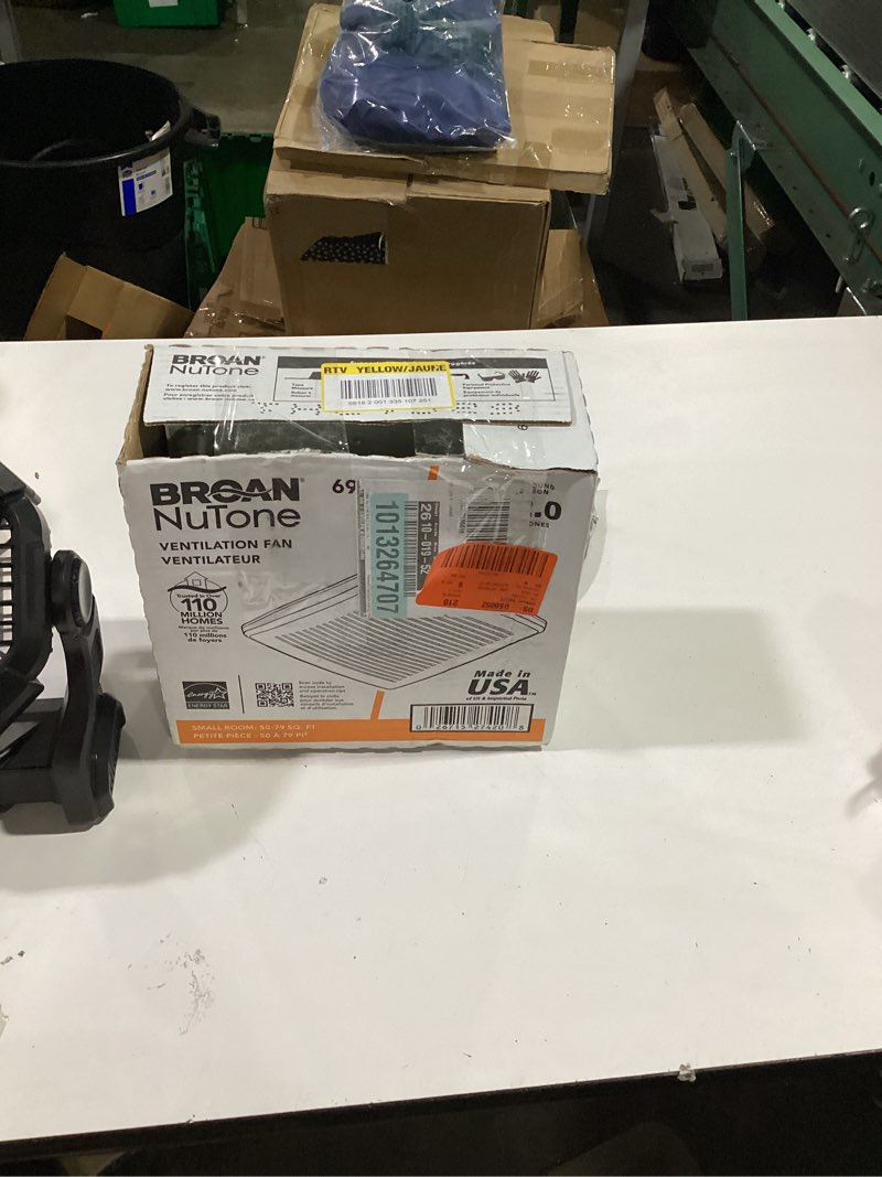Condition photo showing Good Condition for broan-nutone 50 cfm ceiling bathroom exhaust fan with no?cut installation, quiet operation